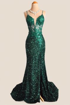 Emerald Green Homecoming Dresses Long, Emerald Green Prom Dress Long Mermaid, Emerald Green Prom Dress Long Sparkly, Sparkly Green Prom Dress, Green Prom Dresses Mermaid, Emerald Green Homecoming, Emerald Green Prom Dresses, Emerald Green Sequin Dress, Emerald Prom Dress