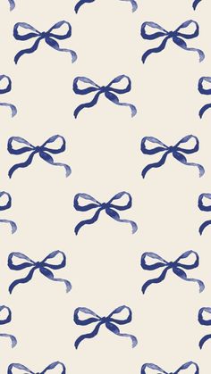 Blue Summer Aesthetic, Bow Wallpaper Iphone, Bows Coquette, Blue And White Wallpaper, Dark Blue Wallpaper, Coastal Summer