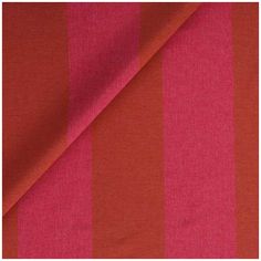 a red and pink striped fabric