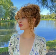 Curly Ginger Hair, Red Curly Hair, Ginger Hair Color, Summer Haircuts, Beautiful Red Hair, Strawberry Blonde Hair, Curly Hair Cuts, Hair Photo