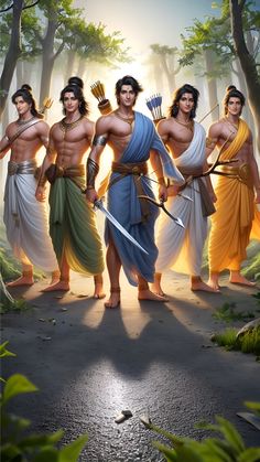 5 Pandav Krishna And Pandavas, Mahabharat Pandavas Images, 5 Pandavas Mahabharat, Pandavas Art, Mahabharat Photo, Mahabharat Pandavas, Mahabharat Wallpapers, Mahabharat Art