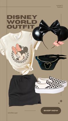 Mini Mouse Outfit Ideas For Women, Disney World Outfits Women Spring, Disney Outfits For Summer, Disney Bound Minnie Mouse, Diy Disney Outfits Women, Disney Outfits Women Summer Casual, Disney World Summer Outfits, Women’s Disney Outfit, Adult Disney Outfits For Women