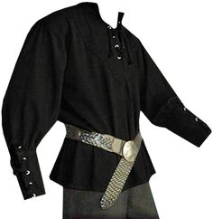 PRICES MAY VARY. Material ♞ 94% polyester + 6% spandex. Soft, breathable and comfortable fabric for your fantastic show. Feature ♞ Lace up, loose fit, wide cuff, lapel collar. Unique medieval style, wear this shirt to be a pirate! Occasion ♞ Great for pirate theme party, Halloween, cosplay, stage performance, etc. Notice ♞ Machine washable (hand wash better). Unisex adult size costume shirt. It is a great gift for your families and friends. If you have any question, feel free to contact us, we w Scottish Costume, Medieval Pirate, Men Costumes, Pirate Outfit, Girls Costumes, Women Costumes, Pirate Shirts, Medieval Style, Costume Shirts