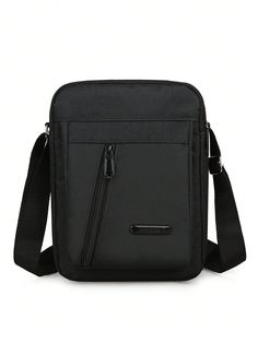 Men's Fabric Multi-Pocket Shoulder Bag, Solid Color (With Hanging Decoration), Street Style Men's Bag Commute Bag For School Essentials Graduation Gifts Multi-Functional Winter Men Bag Casual Thanksgiving Travel Bag Black Bag Hiking Hiking Large Capacity Multi-Functional Outdoor Gifts Goyard Vacation Funny Gifts Christmas Holiday Gifts For Men Chest Bag For Men Side Bags For Men Satchel Bag Leather Bag Hobo Bag Hip Bag Tote Bag Black    Polyamide Colorblock,Plain Square Bag   Men Bags, size feat Man Bags Shoulder For Men Shein, Black Side Bag, Mens Satchel, Sling Bag For Men, Men Bag, Adjustable Bag, Bags For Men, Commuter Bag, Stylish Shoulder Bag