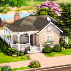 Sims 4 Willow Creek House, Willow Creek House, Sims 4 Save File, Furniture Cc, Creek House, Just Chill, Bloxburg Ideas