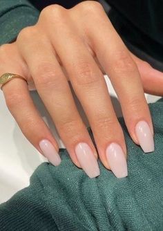 Simple Elegant Neutral Nails, Chic And Classy Nails, Nice Neutral Nails, Trendy Neutral Nails Acrylic, Classy French Tip Nails Medium, Chiffon Nail Color, Soft Pink White Nails, Perfect Almond Nails, Fresh Set Acrylic Nails