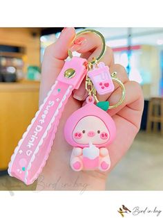 Bird in Bag - Cute Animal Juice Box Shaped Keychain for Girls, Fashionable Backpack and Car Decoration, Adorable Couple Bag Cute Pink Bag Charm For Everyday Use, Cute Pink Everyday Bag Charm, Cute Pink Rectangular Keychain, Novelty Pink Bags For Gifts, Cute Pink Bags With Keychain, Pink School Bag With Keychain, Pink Plastic Bag For Gifts, Pink Plastic Bags For Gifts, Pink Plastic Bags Suitable For Gifts