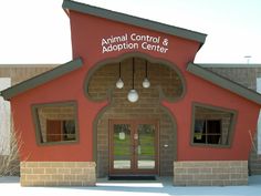 an animal control and adoption center is shown