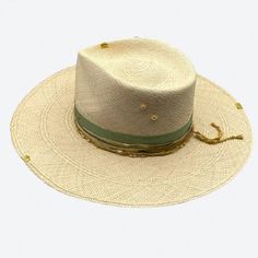 Gold Wide Brim Bohemian Fedora, Gold Straw Hat With Curved Brim For Vacation, Gold Curved Brim Straw Hat For Vacation, Adjustable Gold Panama Hat With Flat Brim, Gold Straw Hat With Flat Brim, Handmade Gold Hat For Kentucky Derby, Handmade Gold Wide Brim Hat, Handmade Gold Summer Hats, Gold Wide Brim Fedora For Festivals