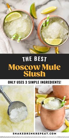 the best moscow mule slush only uses 3 simple ingredients