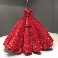 Reposhing This Item I Purchased From @Ryramirez2007. Loved It, But Ready To Rotate For Something New. Questions? Leave A Comment Below! Red 15 Dresses, Red 15 Dresses Quinceanera, Red Shiny Dress, Red Birthday Dress, Quinceanera Traditions, Sparkly Sequin Dress, Quinceanera Red, 15 Dresses Quinceanera, Shiny Dress