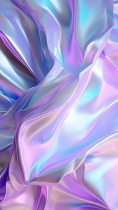 an abstract image of purple and blue fabric