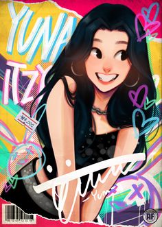 Amosthefanboy Itzy, Amos The Fanboy, Itzy Fanart, Pinterest Key, Pop Fanart, Itzy Yuna, Yuna Itzy, Kpop Drawings, Kpop Posters