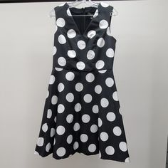 Selling Today On The Neiman Marcus Website For $1990.00. Stretch Woven. V Neckline Sleeveless; Moderate Shoulder Coverage. Fit-&-Flair Silhouette Straight Hem Hidden Back Zip Silk/Lycra And Spandex Made In Usa With Italian Material Polka Dot Sleeveless Evening Dress, Sleeveless Polka Dot Formal Dress, Polka Dot Sleeveless Lined Dress, Sleeveless Polka Dot Dresses For Formal Occasions, Elegant Polka Dot Formal Dresses, V-neck Polka Dot Dress For Formal Occasions, Polka Dot Fitted A-line Sleeveless Dress, Polka Dot Sleeveless A-line Dress, Fitted Polka Dot Sleeveless A-line Dress