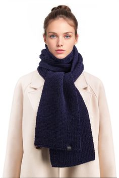 A unisex knit scarf in 100% merino wool, nice and cozy. Light weight so won't feel too bulky. *   100% Australian merino wool *   Super soft, Non-itchy *   Handmade in the USA *   Dry clean, or hand wash cold and lay flat to dry. Do not iron. For more long scarves, please visit https://www.etsy.com/shop/vobelleco/?etsrc=sdt&section_id=15970438 Cozy Soft Wool Knit Scarves, Casual Merino Wool Scarf For Winter, Knitted Wool Scarves For Fall, Knit Wool Scarves For Fall, Chunky Knit Wool Scarf For Winter, Hand Knitted Wool Scarves For Winter, Casual Merino Wool Scarves For Fall, Chunky Knit Wool Scarf For Fall, Hand Knitted Wool Scarves For Fall