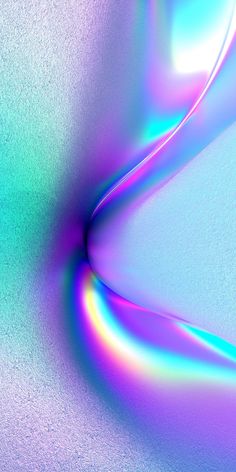 an abstract background with multicolored lines in the shape of a curved curve on a white wall