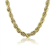 Introducing our Twisted Rope Chain Necklace, a sleek and stylish accessory crafted from durable stainless steel. Featuring a twisted link chain design, this necklace adds a touch of sophistication to any outfit. Versatile enough for both casual and formal wear, it's the perfect addition to your jewelry collection. Metals Type: Stainless Steel Necklace Type: Chains Necklaces Chain Type: Twisted Link Chain Necklaces Simple, Necklace Chain Types, Rope Chain Necklace, Gothic Metal, Jewellery Marketing, Party Necklace, Chains Necklaces, Chain Design, Chain Necklaces