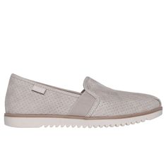 Add a touch of luxe to your give-back style with BOBS from Skechers Flexpadrille Lo - Rich Light. This casual espadrille flat features a perforated vegan suede upper with twin gore panels and a cushioned Skechers Memory Foam insole. BOBS from Skechers is committed to saving the lives of pets in need. | Skechers Women's BOBS Flexpadrille Lo - Rich Light Flats | Medium Width | Skechers Memory Foam cushioned comfort insole | Crafted with 100% vegan materials | Perforated vegan suede upper with twin Skechers Memory Foam, Skechers Women, Fashion Lighting, Flat Espadrilles, Athletic Sneakers, Shoe Sale, Memory Foam, Espadrilles, Slip On