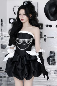 Korean Outfits Kpop, Best Party Dresses, Girly Dresses, Dressy Fashion, Event Outfit, Photoshoot Concept, Girl Fits, Gowns Of Elegance, Photoshoot Outfits