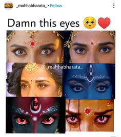 an image of different types of eyes with the caption's above it that says,