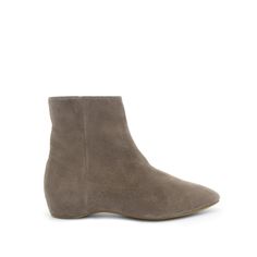 Lilian-Ankle Boots-Fango - Italeau Suede Flat Heel Booties For Fall, Fall Suede Ankle-high Wedge Boots, Fall Suede Booties With Flat Heel, Low Heel Suede Booties For Fall, Fall Shoe, Fall Shoes, One Inch, Ankle Bootie, Womens Boots Ankle