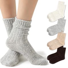 PRICES MAY VARY. ♥Basic Socks Package♥-Each pack contains multiple pairs of socks are made from 40% Merino Wool / 40% Acrylic / 20% Elastane. Machine wash inside out in warm water. Do not Bleach. Tumble dry on low heat.Merino wool socks durable and Convenient,retain their shape and vibrant colors after washing. ♥Warm Winter Socks♥-As the winter coming, nothing sounds better than the Merino Wool Blend Quarter Crew Sock. perfect versatile companion to any chilly day.Wear wool knit crew socks aroun Basic Socks, Socks Package, Warm Winter Socks, Retro Socks, Bootie Socks, Winter Coming, Socks Packaging, Merino Wool Socks, Slouch Socks