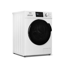 a white washer sitting on top of a dryer