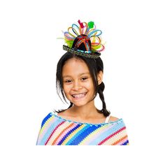 Skeleteen girls headband is an awesome dress up accessory for Halloween or Cinco de Mayo. The mini hat is 5" and attached to a black plastic headband. The hats are One Size Fits Most and are great for girls of all ages. Skeleteen items are made of tested materials that are non-toxic and safe. Fun Multicolor Costume Accessories For Costume Party, Fun Adjustable Hair Accessories For Party, Fun Adjustable Fascinator For Parties, Fun Carnival Costume Hats And Headpieces, Fun Adjustable Party Headpieces, Adjustable Fascinator For Carnival Costume, Multicolor Costume Accessories For Party And Carnival, Adjustable Costume Accessories For Mardi Gras, Fun Adjustable Costume Accessories For Birthday