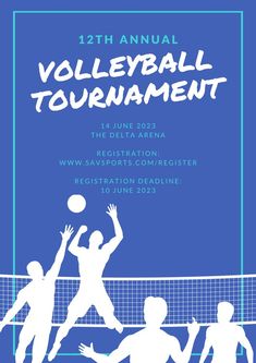 I will create sports flyers/business flyers/unique and professional flyer design for you Sport Tournament Poster, Volleyball Signs, Tournament Poster, Volleyball Tournaments, Sport Inspiration, Card Templates Free