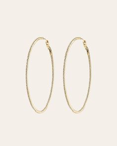 Thick 14k solid gold pave diamond large hoop earrings. Chic and timeless, these are a must have! Sold as a Pair Size: Approx. 50mm (2") Diamond Carat Weight: Approx. 0.71 ctw Standard Production: 2-6 business days Rush Order Production: 1-3 business days Shipping: Select shipping method at checkout. Shipped from our L.A. Studio. This item is Final Sale. See here for details. Luxury 14k Gold Hoop Earrings With Pave Setting, 14k Gold Hoop Earrings With Pave Setting, 14k Gold Pave Setting Hoop Earrings, 14k Gold Pave Hoop Earrings, Large Hoop Earrings, Diamond Carat, Pave Diamonds, Final Sale, Rush