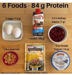 Bariatric Recipes Sleeve, Protein Foods List, Vsg Recipes, 1500 Calorie Meal Plan, Protein Ideas, Easy High Protein Meals, Food To Gain Muscle