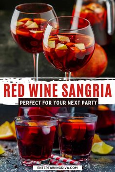 red wine sangria perfect for your next party