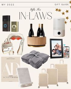 the contents of an in - laws gift guide