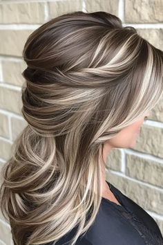 Hair Color Ideas For Brunettes Platinum, Dark Brown Light Brown And Blonde Hair, Best Hair Color To Camouflage Gray, Blonde Over Dark Hair, Mocha And Blonde Highlights, Hair Color Ideas For Brunettes Going Lighter, Winter Highlights And Lowlights, Vanilla Highlights Brown Hair, Mocha Latte Hair Color