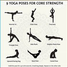 the 9 yoga poses for core strength