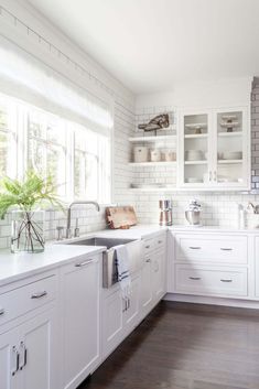 the kitchen is clean and ready for us to use in its new owner's home