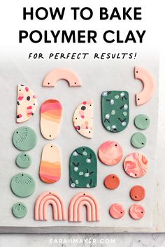 how to bake polymer clay for perfect results