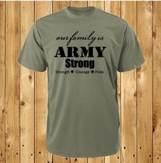 Echo 795 - Our family is Army Strong tee MP Army Graduation, Army Basic Training, Basic Training, Army National Guard