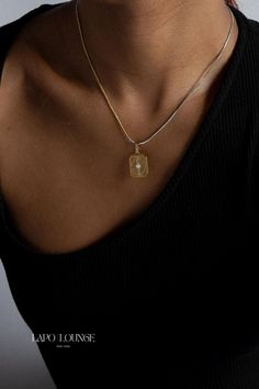 Elevate your everyday style with our tarnish-resistant stainless steel necklaces, perfect for effortless everyday wear. Crafted to shine through every moment, these pieces are not only stunning but also make the perfect gifts for any occasion. Explore the timeless beauty of stainless steel jewelry that stays brilliant day after day. #necklaces #stainlesssteeljewelry #everydaywear #giftideas Spiritual Metal Necklaces Tarnish Resistant, Gold Fusion Style Engraved Jewelry, Gold Fusion Pendant Necklace, Spiritual Necklace With Rectangular Pendant, Spiritual Pendant Chain Necklace, Spiritual Pendant Metal Chain Necklace, Spiritual Metal Pendant Chain Necklace, Tarot Necklace, Metal Snake