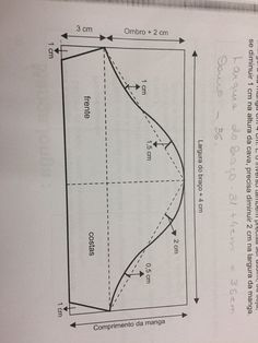 a sheet of paper with an image of a curve on it and the diagram below