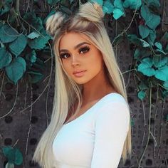 Shop this Instagram from @milanowigs Space Buns Hair, Easy Everyday Hairstyles, Space Buns, Latest Short Hairstyles, School Hairstyles, Back To School Hairstyles, Hairstyles Over 50, Hoco Hair Ideas, Hoco Hair