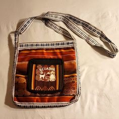 Ecuadorian Tan Nylon Crossbody Bag With Indigenous Prints. Brand New And Never Used. Small Size Bag. Everyday Fabric Backpack, Square Nylon Shoulder Bag With Adjustable Strap, Brown Nylon Shoulder Bag With Pockets, Casual Nylon Rectangular Satchel, Multicolor Nylon Crossbody Shoulder Bag, Brown Nylon Bag With Adjustable Strap, Rectangular Nylon Canvas Bag With Adjustable Strap, Casual Fabric Bag With Adjustable Strap, Fabric Bag With Cell Phone Pocket For Everyday Use