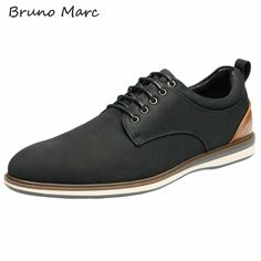 DESCRIPTION PAYMENT SHIPPING RETURN POLICY CONTACT US Bruno Marc Mens Casual Shoes Lace up Formal Dress Shoes Oxford Shoes Size 6.5-13 Description:  100% Fabric Thermoplastic Elastomers sole Heel measures approximately 1inches" Scaled synthetic upper Padded tongue and collar. Removable and soft foam footbed Lace-up construction for a secure fit Flexible TPR outsole, Heel measures approximately 1 inch ​ ​ Payment 1.We accept PayPal only. 2.Payment must be received within 7 business days of a Semi-formal Wingtip Oxfords With Removable Insole, Semi-formal Wingtip Oxfords With Branded Insole, Semi-formal Oxford Leather Shoes With Rubber Sole, Semi-formal Black Oxfords With Rubber Sole, Masculine Semi-formal Oxford Shoes, Formal Dress Shoes, Shoes Oxford, Shoes Size 6, Shoes Lace