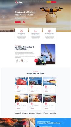 Site Design Ideas Credentials Design, Cargo Logistics, Transportation Logistics, Home Page Design, Website Design Inspiration Layout, Webdesign Inspiration, Ui Design Website, Professional Website Design, Business Website Design