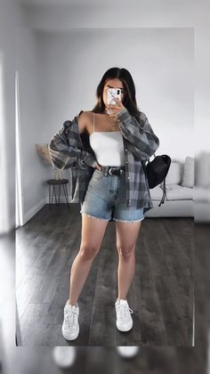 Pinterest Outfits, Curvy Outfits, Teenage Fashion Outfits, The Mirror, Look Cool