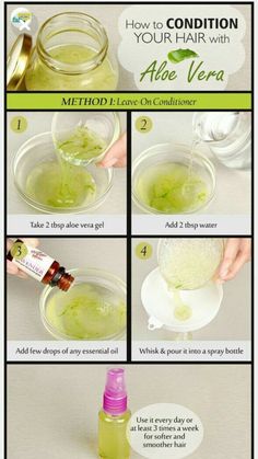 Howto Condition Your Hair With Aloe Vera Alovera Hair Mask, Alovera For Hair, Aloe Vera Gel For Hair Growth, Aloe Vera Hair Mask, Homemade Hair, Homemade Hair Products, Baking Soda Shampoo, Hair Treatments