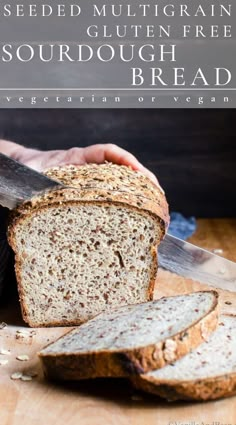 Seeded Multigrain Gluten Free Sourdough Bread Gluten Free Bread Starter Recipe, Seeded Gluten Free Bread, How To Make Gluten Free Sourdough Bread, Vegan Sourdough Bread Recipes, Grain Free Sourdough Bread, Gluten Free Vegan Sourdough Bread, Best Gluten Free Sourdough Bread Recipe, Sourdough Whole Grain Bread, Gluten Free Whole Grain Bread