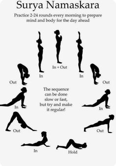 the yoga poses for sure namaska, which are easy to do and very effective