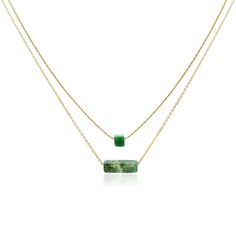 PRICES MAY VARY. Dainty Necklaces: Our dainty necklaces offer an exquisite mix of light and dark green hues, perfect for adding a touch of elegance to any outfit. The double necklace design gives it a chic layered look. Minimalist Necklace: This fashion necklace features a stunning gem necklace with a green gemstone pendant. It's a perfect blend of style and sophistication, ideal for any special occasion. Gemstone Necklace: Our green beaded necklace is adorned with high-quality gemstones, making Green Bars, Neon Necklace, Green Stone Necklace, Stone Necklaces, Dainty Necklaces, Aventurine Necklace, Double Necklace, Green Beaded Necklace, Bar Pendant Necklace