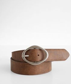 BKE Basic Belt - Brown Medium, Women's Taupe Distressed faux leather 1 1/4 belt. Synthetic leather.. WOMEN'S BELT SIZE CONVERSION CHART Jean Size 23-24 25-26 27-28 29-30 31-32 Belt Size XS S M L XL Belt Length** 34 37 40 43 46 *Conversion sizes may vary. **Measures from end to end excluding the buckle. These are general guidelines and sizing is dependent on belt being worn at natural waistline or the hip. Apparel & Accessories Women’s Belts, Brown Belt Outfit, Brown Waist Belt, Capsule Wardrobe Accessories, Womens Belt, Striped Tops Women, Y2k Accessories, Belt Brown, Yellow Daisy